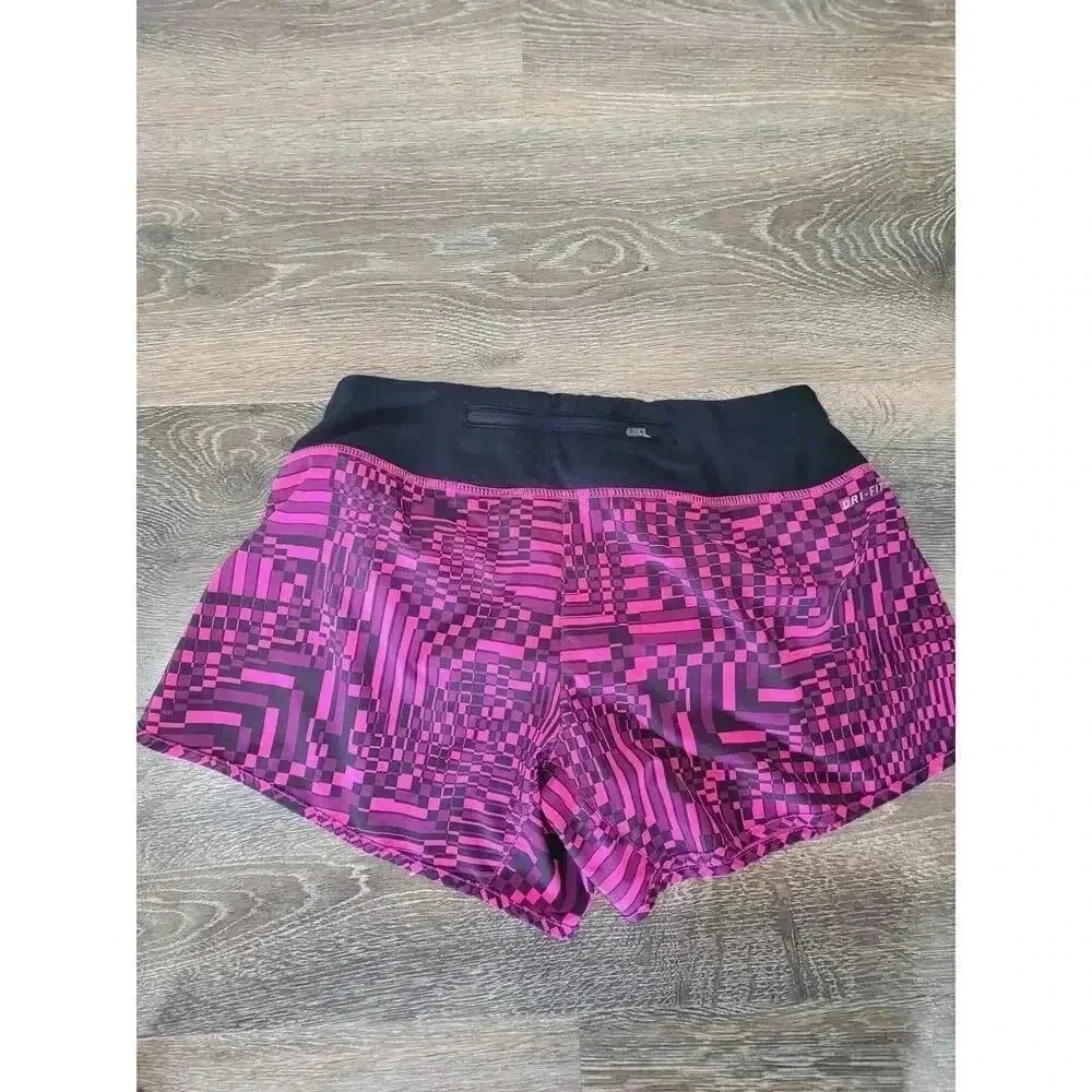 Nike Women's Running Shorts XS Black Pink Activewear #2‎